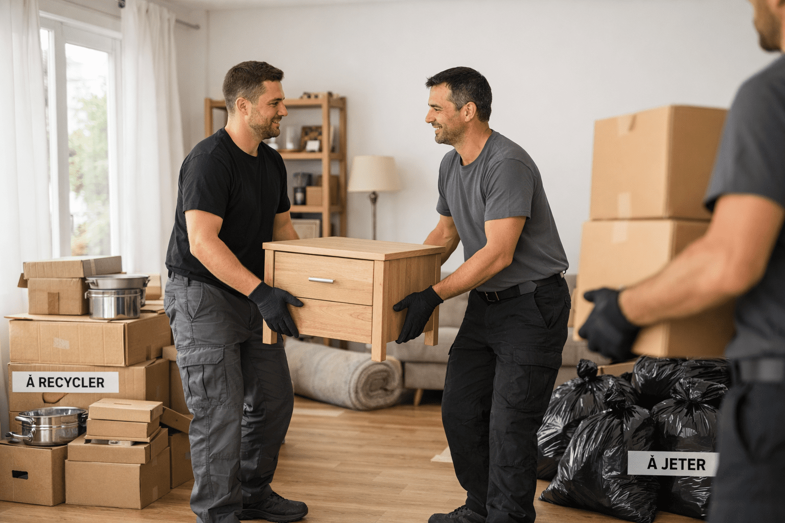 Débarras complet : tri, évacuation, recyclage, nettoyage – LAM-Multiservices